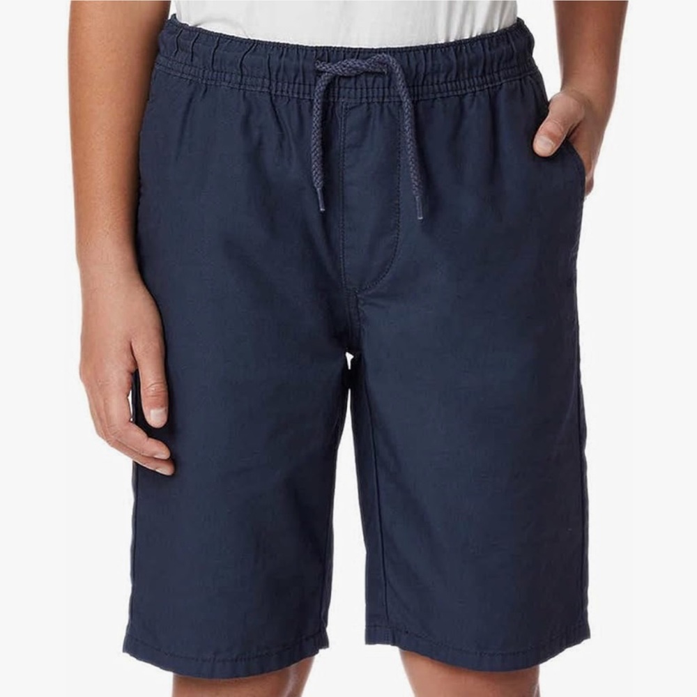 🆕 UNIONBAY Youth Boys Shorts Navy Small (7/8)